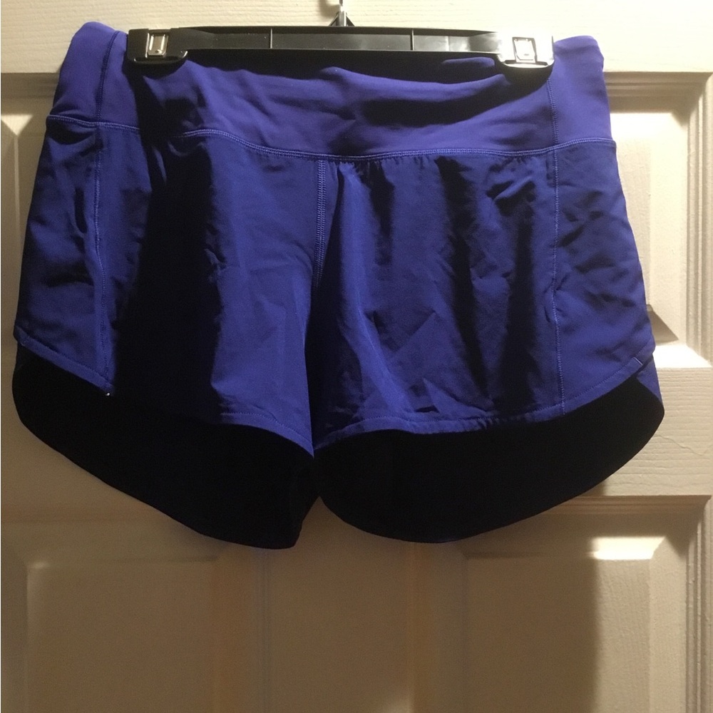 Lululemon speed up shorts - size 6